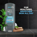 Dove Men+Care Recover Hydrating 3-in-1 Men's Body Wash All Skin Peppermint, 18 oz