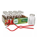 Ball 32oz, 12pk Glass Regular Mouth Mason Jar with Lids and Bands plus Jar Opener