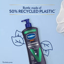 Vaseline Men Fast Absorbing 3-in-1 Face, Hands & Body Lotion for Men Dry Skin, 20.3 oz