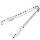 Chef Craft 9" Clear Plastic Tongs